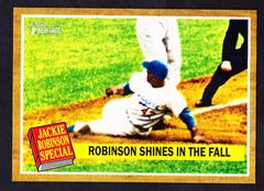 Jackie Robinson [Shines in the Fall] Baseball Cards 2011 Topps Heritage Prices
