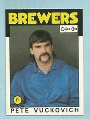 Pete Vuckovich Baseball Cards 1986 O Pee Chee Prices