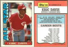 Eric Davis Baseball Cards 1990 Topps TV All Stars Prices