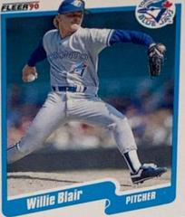 Willie Blair #U-126 Baseball Cards 1990 Fleer Update Prices