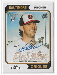 DL Hall #ROA-DHL Baseball Cards 2023 Topps Heritage Real One Autographs Prices