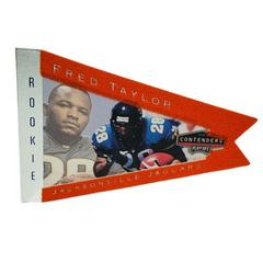 Fred Taylor [Registered Exchange] Football Cards 1998 Playoff Contenders Pennants Prices