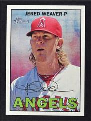 Jered Weaver Baseball Cards 2016 Topps Heritage Prices