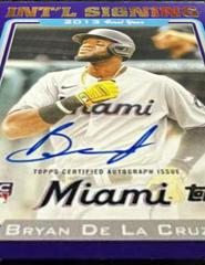 Bryan De La Cruz [Purple] #05DP-BDC Baseball Cards 2022 Topps Archives 2005 Draft Picks Autographs Prices