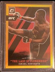 Israel Adesanya [Gold] Ufc Cards 2022 Panini Donruss Optic UFC Also Known As Prices