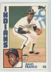 Julio Franco #48 Baseball Cards 1984 Topps Tiffany Prices