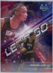 Ron Holland II [Red] #LG-5 Basketball Cards 2023 Bowman Chrome University Let's Go Prices