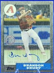 Brandon Drury [Ash Wood] #1987A-BD Baseball Cards 2017 Topps 1987 Autographs Prices
