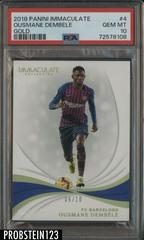 Ousmane Dembele [Gold] Soccer Cards 2018 Panini Immaculate Prices