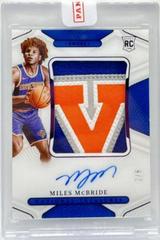 Miles McBride [Patch Autograph Purple] #128 Basketball Cards 2021 Panini National Treasures Prices