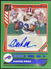 Andre Reed [Green] Football Cards 2023 Panini Donruss Signature Marks Prices