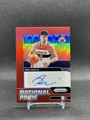 Deni Avdija [Red] #NPS-DAV Basketball Cards 2021 Panini Chronicles National Pride Signatures Prices