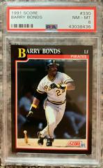 Barry Bonds #330 Baseball Cards 1991 Score Prices