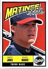 Chipper Jones Baseball Cards 2001 Upper Deck Vintage Matinee Idols Prices