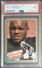 Greg Townsend Football Cards 1991 Fleer All Pro Prices