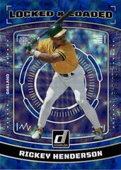 Rickey Henderson [Blue] #LL6 Baseball Cards 2023 Panini Donruss Locked and Loaded Prices