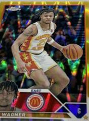 DJ Wagner [Gold RayWave] #11 Basketball Cards 2023 Topps Chrome McDonald's All American Prices