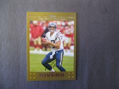 Philip Rivers [Gold] #37 Football Cards 2007 Topps Prices
