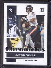 Justin Fields [Purple] Football Cards 2021 Panini Chronicles Prices