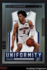 Cade Cunningham #27 Basketball Cards 2021 Panini Contenders Optic Uniformity Prices