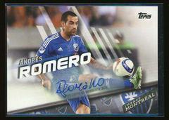 Andres Romero [Autograph] #128 Soccer Cards 2016 Topps MLS Prices