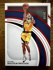 Malcolm Brogdon [Red] Basketball Cards 2021 Panini Immaculate Collection Prices