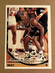 Harold Miner #246 Basketball Cards 1993 Topps Prices