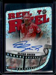 Elijah Green [Mini Diamond] Baseball Cards 2023 Bowman's Best Reel to Die Cut Autographs Prices
