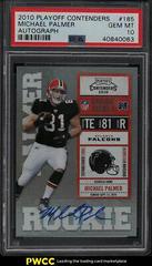 Michael Palmer [Autograph] Football Cards 2010 Playoff Contenders Prices