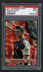 Buster Posey [Xfractor] #BB1 Baseball Cards 2011 Bowman's Best Prices