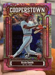 Ozzie Smith [Pink Fireworks] #CT16 Baseball Cards 2023 Panini Donruss Cooperstown Prices