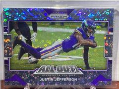 Justin Jefferson [No Huddle Prizm] Football Cards 2021 Panini Prizm All Out Prices