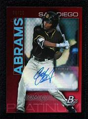 CJ Abrams [Autograph Red] Baseball Cards 2020 Bowman Platinum Top Prospects Prices