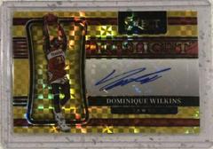 Dominique Wilkins [Gold Prizm] #IF-DWL Basketball Cards 2021 Panini Select In Flight Signatures Prices