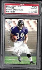 Ray Rice Football Cards 2008 Upper Deck Rookie Exclusives Prices
