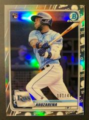 Randy Arozarena [Refractor] Baseball Cards 2020 Bowman Chrome Prices