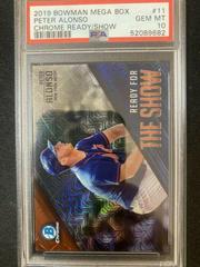 Peter Alonso #11 Baseball Cards 2019 Bowman Mega Box Chrome Ready for the Show Prices