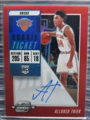 Allonzo Trier [Dribbling Autograph Red] Basketball Cards 2018 Panini Contenders Optic Prices
