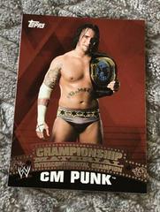 CM Punk [Intercontinental Puzzle Back] #C5 Wrestling Cards 2010 Topps WWE Championship Material Prices