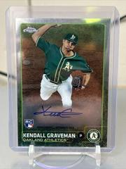 Kendall Graveman #AR-KG Baseball Cards 2015 Topps Chrome Autograph Rookies Prices