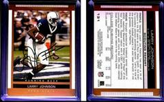 Larry Johnson #131 Football Cards 2003 Topps Draft Picks & Prospects Prices