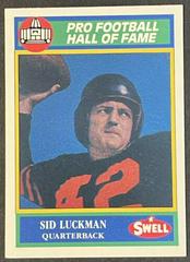 Sid Luckman #27 Football Cards 1990 Swell Greats Prices