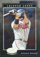 Chipper Jones Baseball Cards 2001 Leaf Certified Materials Prices