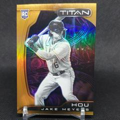 Jake Meyers [Neon Orange] #9 Baseball Cards 2022 Panini Chronicles Titan Prices