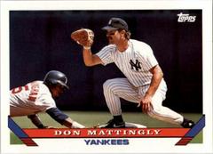 Don Mattingly #32 Baseball Cards 1993 Topps Micro Prices
