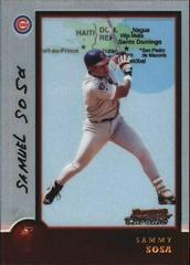Sammy Sosa #50 Baseball Cards 1998 Bowman Chrome International Prices