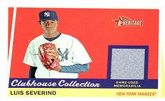 Luis Severino Baseball Cards 2016 Topps Heritage Clubhouse Collection Relics Prices