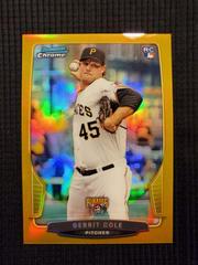 Gerrit Cole [Gold Refractor] #30 Baseball Cards 2013 Bowman Chrome Prices
