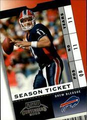 Drew Bledsoe Football Cards 2003 Playoff Contenders Prices