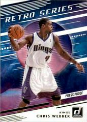 Chris Webber [Press Proof] Basketball Cards 2020 Donruss Retro Series Prices